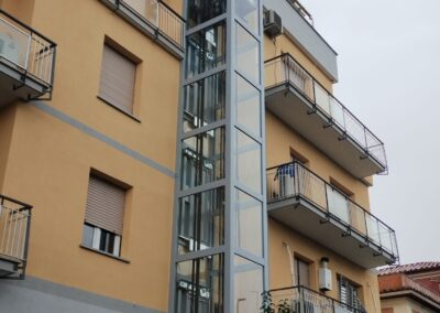 Ascensore MRL esterno Roma 3